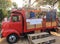 Ciutadella Gardens, Barcelona - September 20th of 2014: Food sellers deliver worldwide meals in their vintage caravans.