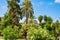 Ciutadella park landscape in Barcelona, Spain