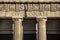 Civil Courts governemnt building with stone Greek fluted columns and ornate design st louis missouri downtown city