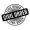 Civil Order rubber stamp