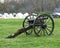 Civil War Cannon at the camp - Civil War Reenactment