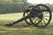 Civil war cannon closeup