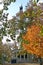 Civil War Monument in Autumn (vertical)