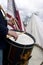 Civil War Reenactment March Drummer Musician