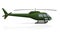Civilian passenger helicopter vector illustration