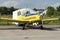 Civilian small plane at the international exhibition.