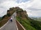 Civita di Bagnoregio seen from the panoramic bridge, Italy