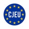 CJEU, Court of Justice of the European Union symbol
