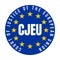 CJEU Court of justice of the European union symbol