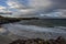 Clachtoll beach in Scotland in Assynt district near Lochinver