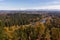 Clackamas river valley overlook