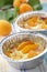 Clafoutis with apricot