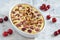 Clafoutis with cherries