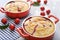 Clafoutis with cherries