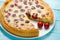 Clafoutis cherry pie