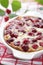 Clafoutis with sour cherry