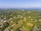 Claiborne Pell Newport Bridge aerial view, Rhode Island, USA