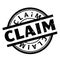 Claim rubber stamp