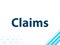 Claims Modern Flat Design Blue Abstract Background