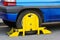 Clamped car