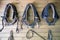 Clamps and other accessories for horse carriage