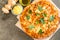 Clams pizza - Italian food