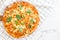 Clams pizza - Italian food