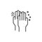 Clap hand friend icon. Element of friendship icon