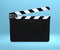 Clapboard cinema clap action film