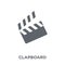 Clapboard icon from Entertainment collection.