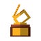Clapper movie trophy awards shadow