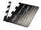 Clapperboard for film photography