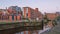 Clarence Dock at dusk, Leeds