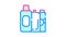 clarifier and oxides for hair coloring color icon animation