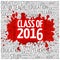 CLASS OF 2016 word cloud, education concept