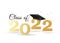 Class of 2022. Congratulations graduates graduation concept vector illustration