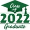 Class of 2022 Graduate Green Graphic