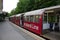 A class 483 Island Line train sits at Shanklin on the Isle of Wight