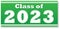 Class of banner green 2023