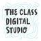 The Class Digital Studio. Hand drawn lettering logo for social media content