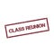 Class reunion rectangular stamp.