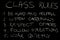 Class rules