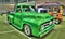 Classic 1950s Ford F100 pickup truck