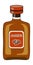 Classic Amaretto Italian sweet almond liquor in a bottle. Doodle cartoon hipster style vector illustration isolated on
