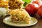 Classic American apple pie