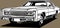 Classic american vintage retro custom car Cadillac