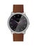 Classic analog watch with black face