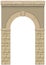 Classic antique arch 1