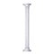 Classic antique white marble column in Roman and Renaissance style. Digital illustration on a white background. Antique scenery,