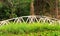 A classic arch bridge Riverwalk - Stock Image